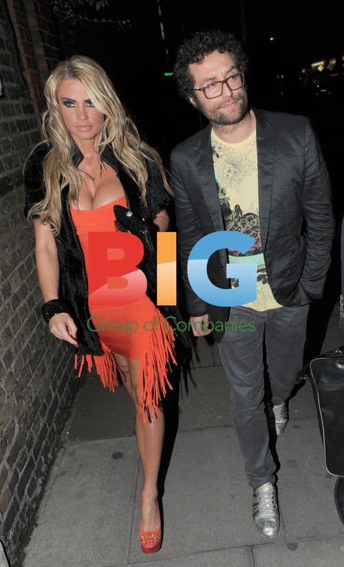 Katie Price out in London with family