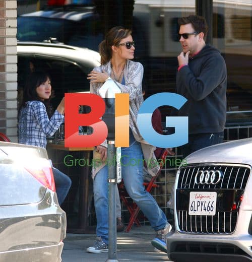 Olivia Wilde and Jason Sudeikis at Little Dom's