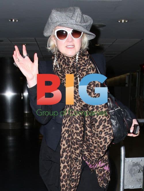 Cyndi Lauper Arrives at LAX