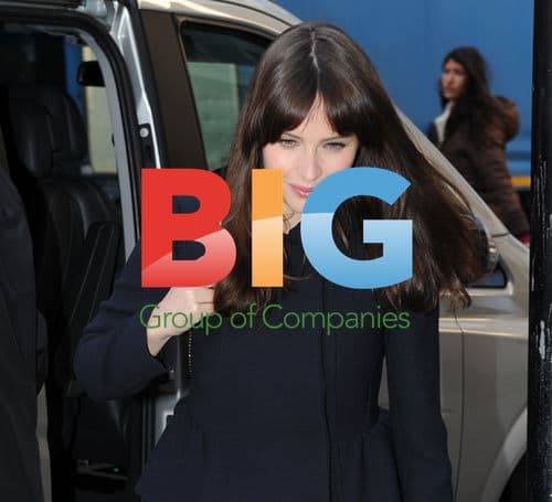 Felicity Jones at Radio Studios