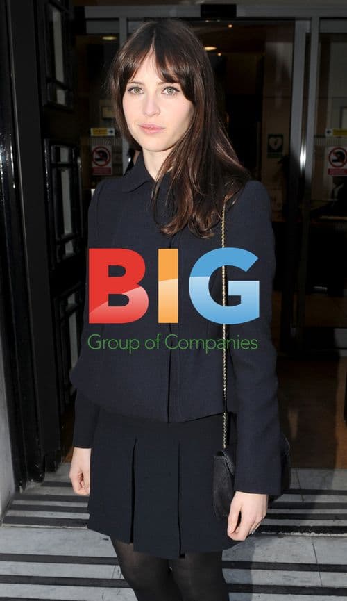 Felicity Jones at BBC Radio Studios