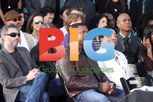 Smokey Robinson and Chris Tucker at Michael Jackson Tribute