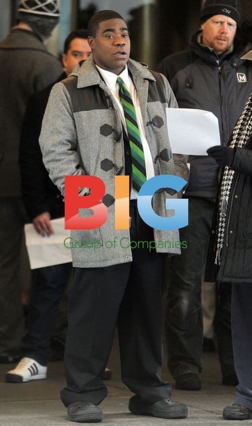 Tracy Morgan and Jane Krakowski on '30 Rock' Set