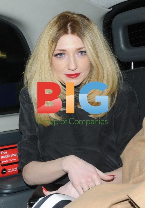 Nicola Roberts and Henry Holland leaving The Dorchester