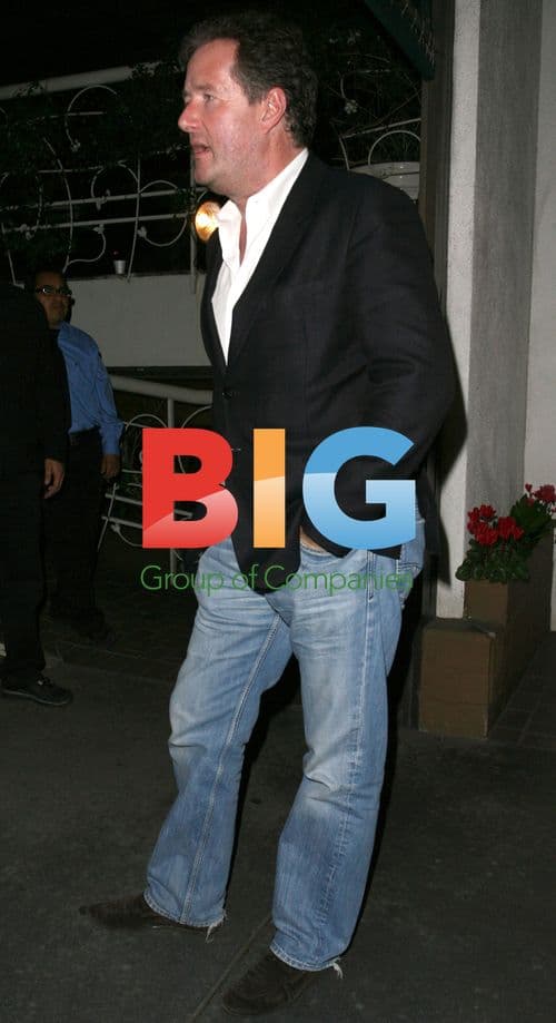 Piers Morgan with Parents at Madeo Restaurant