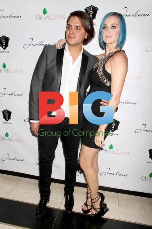Katy Perry and Markus Molinari at 1Oak Las Vegas Grand Opening
