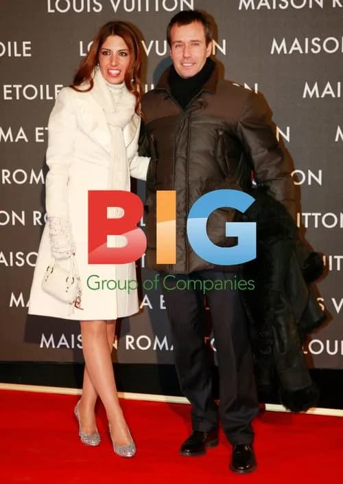 Lavinia Biagiotti and Francesco Iovine at Vuitton Opening