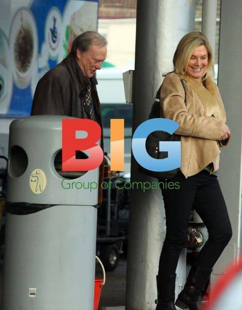 Amanda Redman, Alun Armstrong and Dennis Waterman filming New Tricks