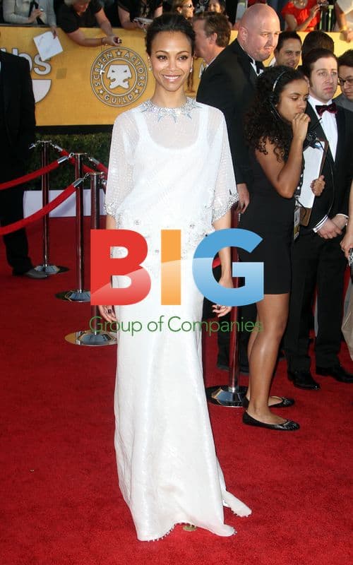 Zoe Saldana at SAG Awards 2012