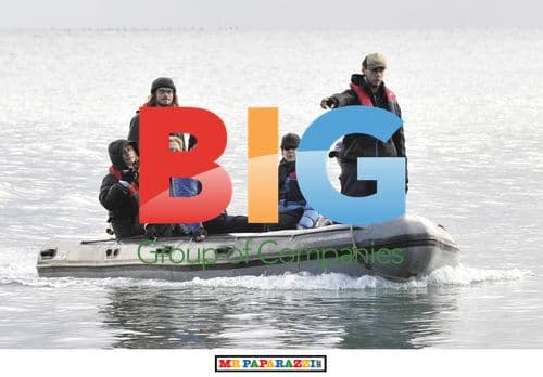 Edie Falco on Cornwall set