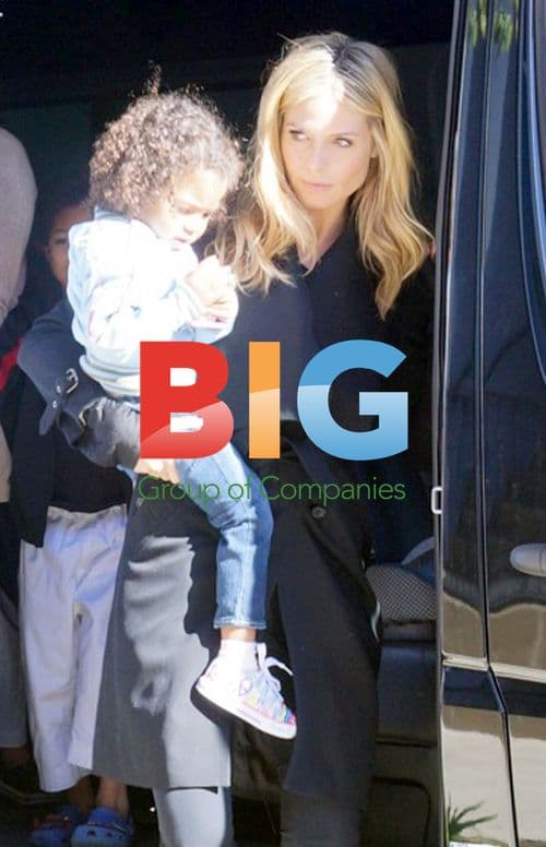 Heidi Klum Arrives at Karate Class