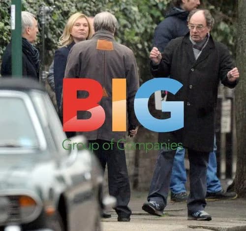 Amanda Redman, Alun Armstrong and Dennis Waterman Filming 'New Tricks'