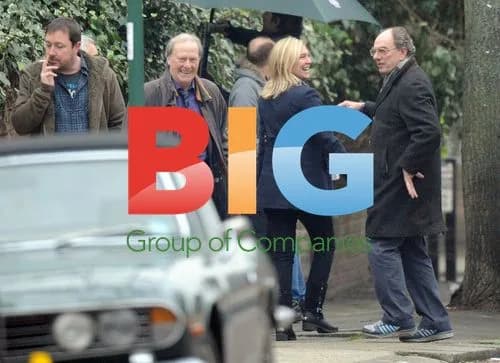 Amanda Redman, Alun Armstrong and Dennis Waterman on 'New Tricks' set