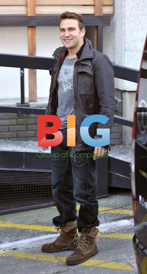 Actor Stefan Booth at ITV Studios