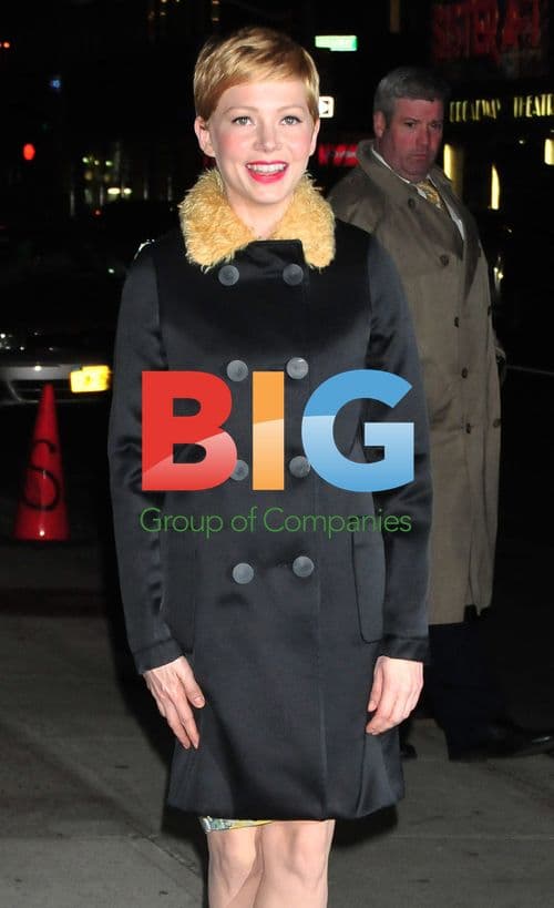 Michelle Williams, Howard Stern, and Beth Ostrosky at 'Late Show'