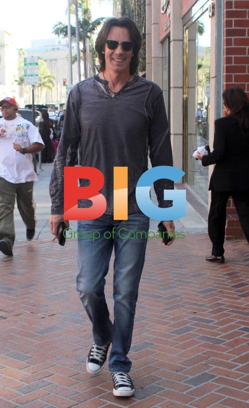 Rick Springfield strolling in Beverly Hills