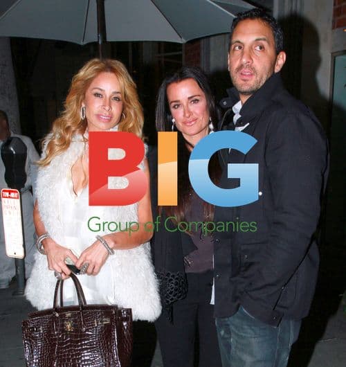 The Real Housewives of Beverly Hills cast at dinner