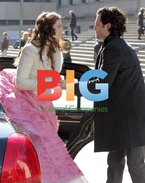 Leighton Meester and Penn Badgley on 'Gossip Girl' Set