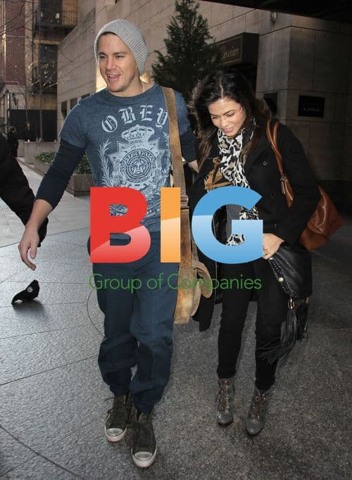 Channing Tatum and Jenna Dewan Leaving Hotel