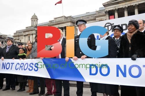 Boris Johnson and London Police at Trident Launch