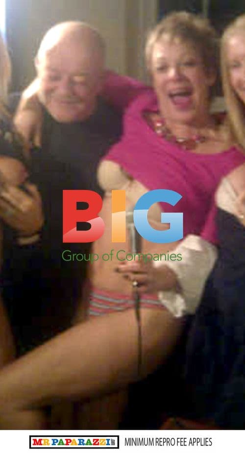 Denise Welch Celebrates Big Brother Win