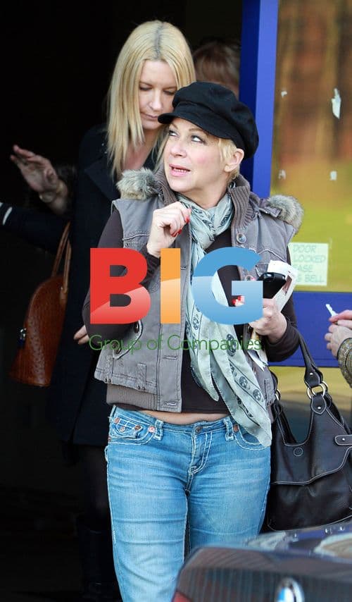 Denise Welch visits cafe in Manchester