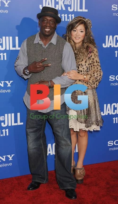 Billy Blanks and Tomoko Sato at 'Jack And Jill' Premiere