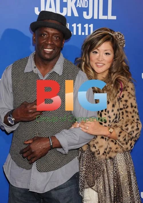 Billy Blanks and Tomoko Sato at 'Jack And Jill' Premiere