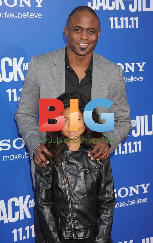 Wayne Brady and Maile Brady at 'Jack And Jill' Premiere