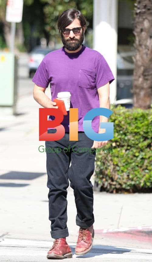 Jason Schwartzman leaves cafe in West Hollywood
