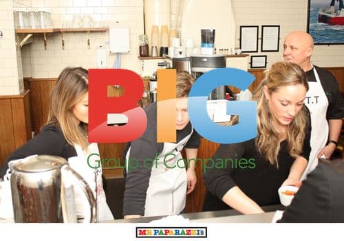 Celebrities Serve Meals at Centrepoint Charity Event