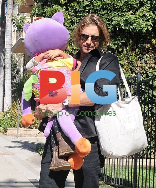 Gabriel Aubry Picks Up Daughter Nahla