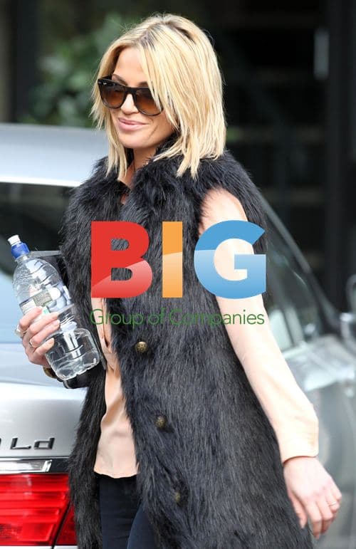 Sarah Harding Delivers Land Rover, London