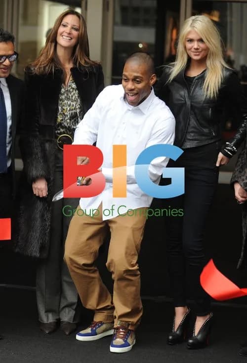 Stephanie, Victor, and Kate at Fashion Week Ribbon Cutting