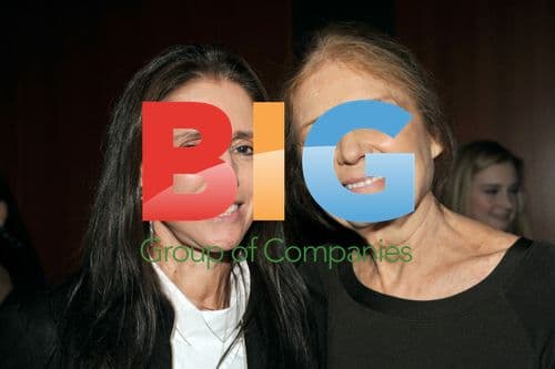 Julie Taymor and Gloria Steinem at Athena Film Festival