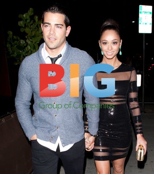 Jesse Metcalfe and Cara Santana Leaving Pre-Grammy Party