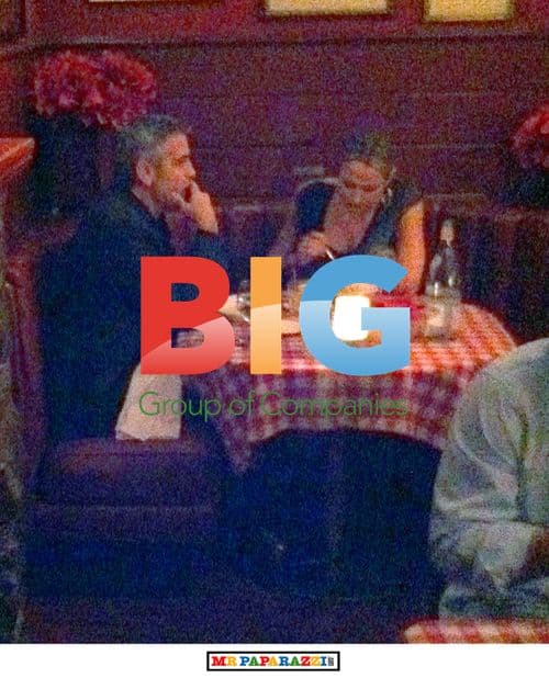 Clooney and Keibler Dinner at Dan Tana's