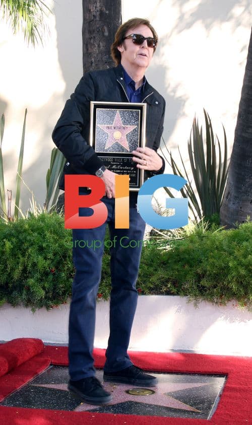Paul McCartney awarded Hollywood Walk of Fame star