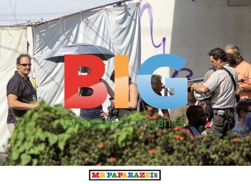 Rachel Weisz on set of The Bourne Legacy