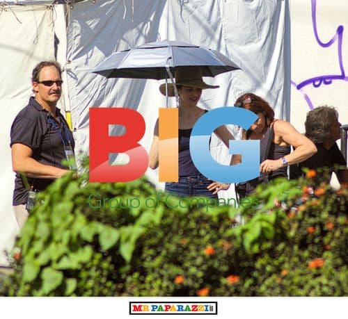 Rachel Weisz on set of The Bourne Legacy