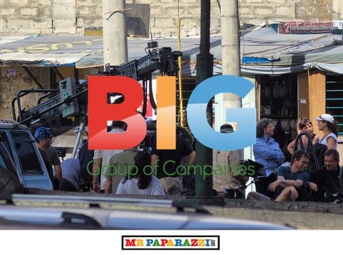 Rachel Weisz on set of The Bourne Legacy