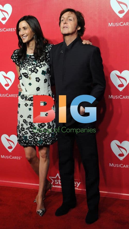 Paul McCartney and Nancy Shevell at MusiCares Tribute