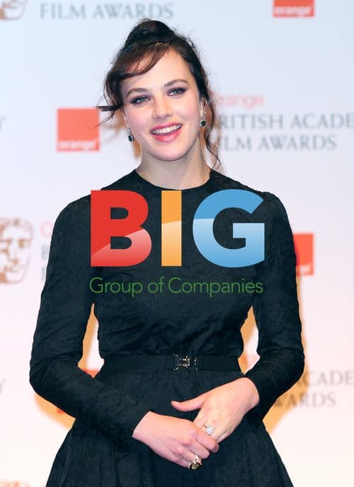 Jessica Brown Findlay at 2012 BAFTA Awards