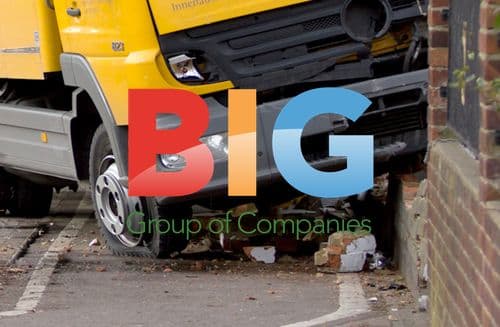 Lorry Crashes Into Garden Wall