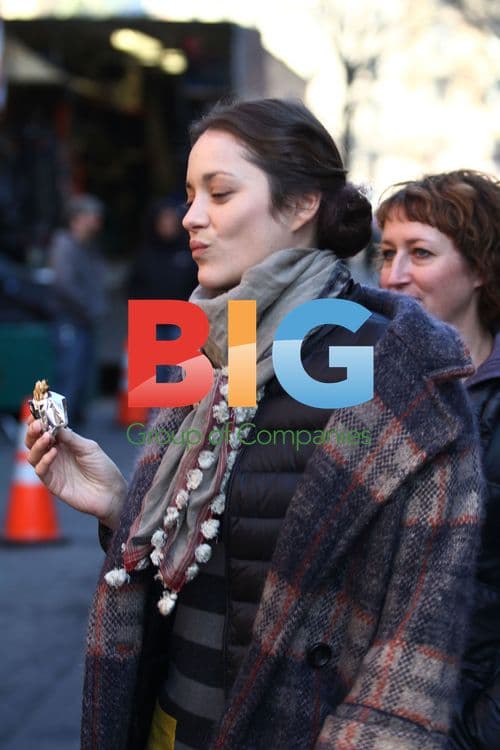 Marion Cotillard on 'Low Life' Set