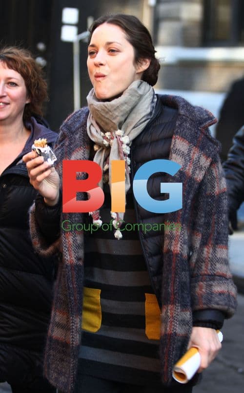 Marion Cotillard on Set of 'Low Life'