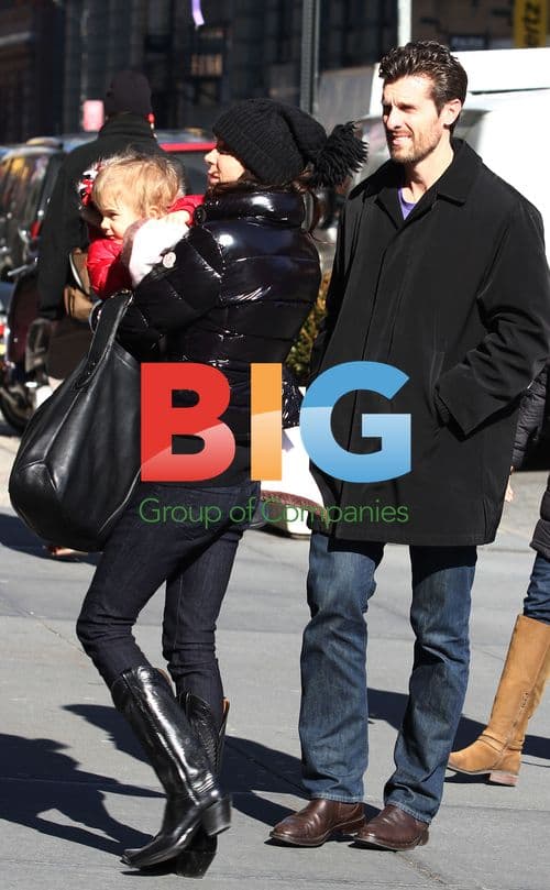 Bethenny Frankel and Family in Soho