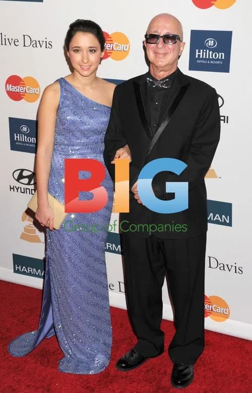 Paul Shaffer and Victoria Shaffer at Clive Davis Pre-GRAMMY Gala