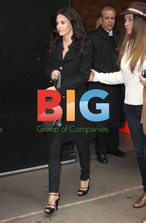 Courteney Cox Leaves Good Morning America