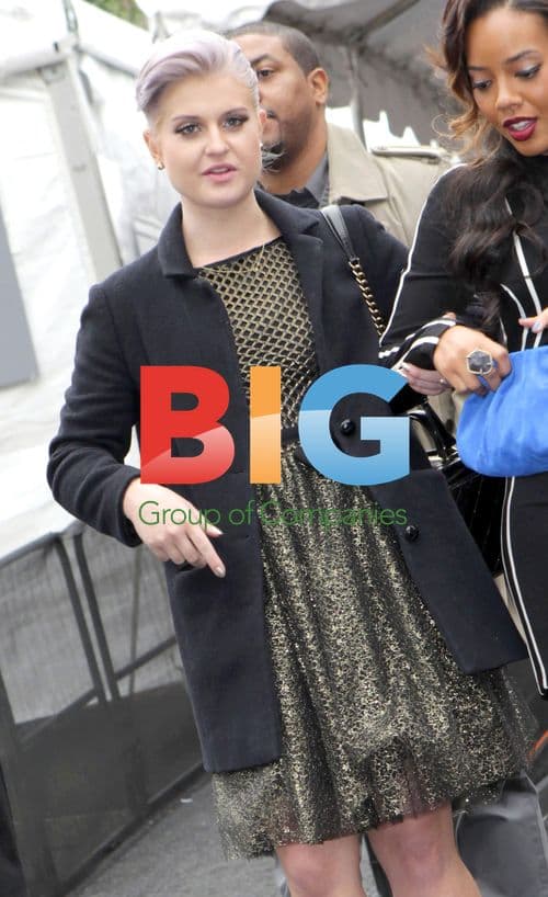 Kelly Osbourne and Angela Simmons at Badgley Mischka Show